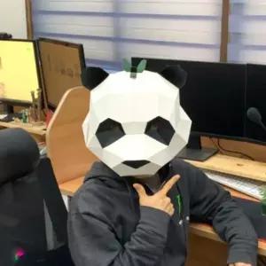 팬더 종이가면 만들기 가면 만들기