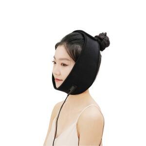 블랙 물리치료 마스크 핫팩 USB 밴드 온열밴드 전기 무약포 교정 찜질기 타월 온도 얼굴
