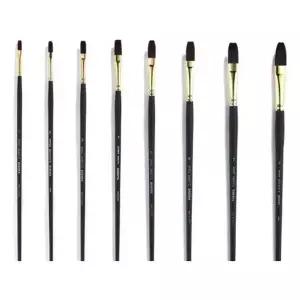 아크릴붓 8호 평붓 디자인페인팅용품 붓소품 그림재료 미술도구
