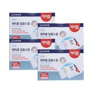 해피홈 알콜스왑 100매 4개
