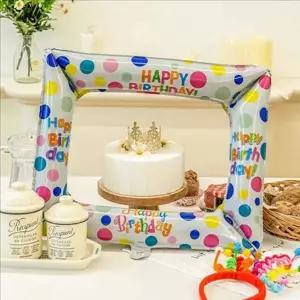 생일축하 생일 프레임 풍선 파티용 생일 액자 풍선 꾸미기 데코