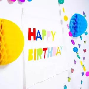 TBZ 생일파티장식 해피벌스데이 현수막 가랜더 행사용품