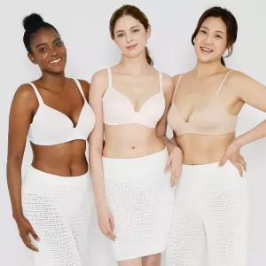 [아리아 마감세일] 노와이어브라-풀커버 심리스 팬티 2세트 70ABC-100DEF