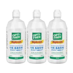 [알콘]옵티프리 렌즈세척액 리플레니시 420ml 3개