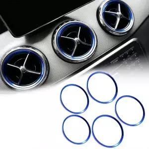 메르세데스 벤츠 A B GLA CLA 클래스 W176 W246 C117 X156 AMG 5 Pcs 에어컨 환기구 배출구 링 트림 장식