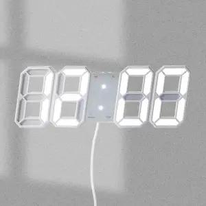 PL 아이디어 벽시계 스마트 LED 리모컨 디지털