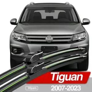 VW Tiguan 2007 앞 유리 와이퍼 블레이드 2pcs 창 액세서리 2008 2012 2013 2014 2015 2016 2018