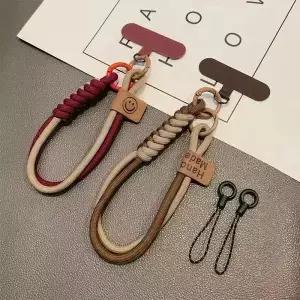 영국 스타일 컬러 충돌 휴대폰 끈 분실 방지 손목 스트랩 모바일 행 체인 비즈 SJGS20