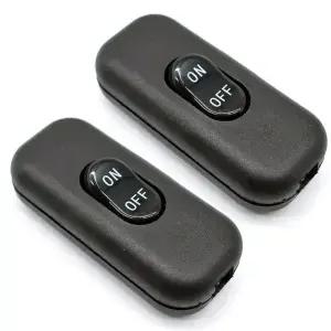 라인 코드 기기 스위치의 2pcs 인라인 버튼 램프 On Off 용 6A 250V 로커