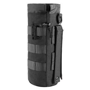 FRTKK 전술 MOLLE 물병 파우치 드로스트링 오픈 상단 및 메쉬 하단 군용 홀더 가방 스포츠 여행용 수분 공급 캐리어