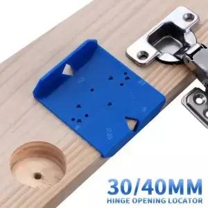 35/40mm ABS 힌지 홀 지그 드릴 가이드 템플릿 캐비닛 목공 도어 용 경첩 로케이터 설치 DIY