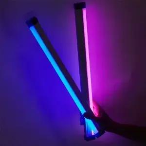 컬러풀 튜브 라이트 RGB 17cm/32cm USB 퍼플 블루 스틱 룸 램프 핸드헬드 행잉 필 포토