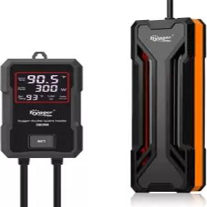 하이거 수족관 히터 300W/500W/800W/1000W 디지털 LED 컨트롤러와 지능형 방류수가 있는 잠수식 어항 담수