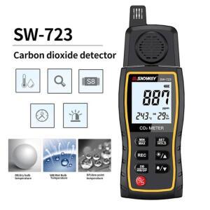SNDWAY SW 723 CO2 계량기 PPM 테스터, 핸드헬드 장치 휴대용, 온습도계