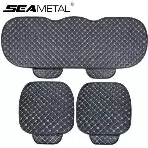 SEAMETAL 범용 카시트 커버 가죽 보호대 사계절 쿠션 의자 카펫 패드 자동차 액세서리
