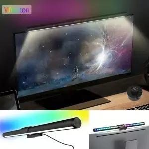 RGB 디스플레이 모니터 라이트 바 스트립 눈 보호 조명 작업 게임 학습 테이블 분위기 램프