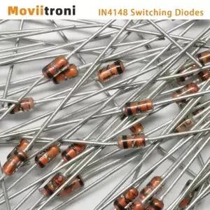 20/50/100/200pcs 1N4148 DO35 IN4148 스위칭 다이오드 고속 100V 200mA