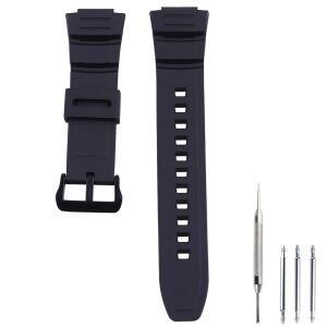 CZJIAQH 남성용 레진 시계 스트랩 버클은 카시오 G-SHOCK MCW-100 110H W-S220 HDD-S100 AE-2000W 5434 야외 스포츠 방수 밴드 팔찌 손목 액세서리와 호환됩니다