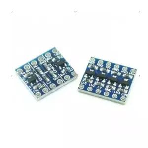 10PCS 로직 레벨 시프터 양방향 2 4방향 변환 모듈