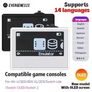 스위치/Switch2용 AMB iNFC OLED HD 스마트 에뮬레이터 액세서리용 NFC Simple Pixel Style System IC/NTAG