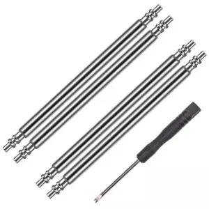 시계 밴드 스트랩 액세서리 스테인레스 스틸 스프링 바 4pcs 실버 금속 수리 도구 1628mm 링크 핀