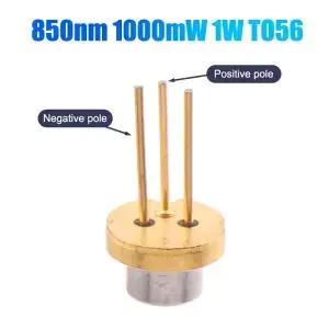 고출력 850nm 1W 1000mW IR 다이오드 LD 5.6mm TO56 반도체 튜브