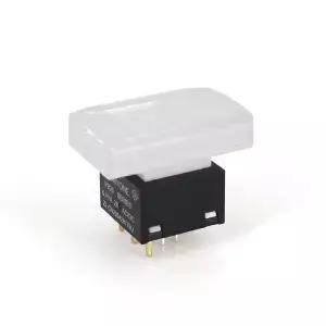 PB261E 정사각형 15x26mm RGB LED SPDT 비디오 프로세서용 순간 자체 복귀 PCB 푸시 버튼 스위치