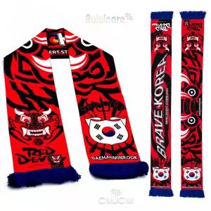 붉은악마 머플러 대한민국 축구 대표팀 공식 머플러 응원도구 월드컵 응원용품