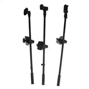 1Pc 55CM 마이크 크로스바 스탠드 회전 나사 붐 암 클립 전화 홀더 확장 브래킷