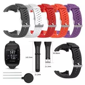 Polar M400 M430 GPS 스포츠 시계 밴드 교체 실리콘 팔찌 스트랩
