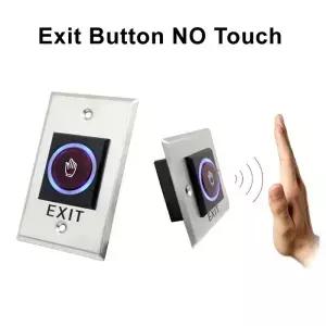 적외선 터치 없음 종료 버튼 해제 스위치 오프너 NO COM NC 도어 액세스 제어 시스템용 LED 조명 항목 열림