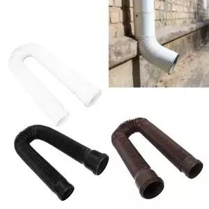 배수 Downspout Extender Rain Gutter Extension PE 확장 가능한 야외 빌라 라운드 용 익스텐더