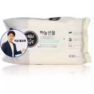 지금 필요한 물티슈 하늘선물 휴대용물티슈 10개 100매 리필형