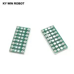 10 개/몫 0805 0603 0402 SMT 턴 DIP 커패시터 저항 LED IC 어댑터 소켓 PCB