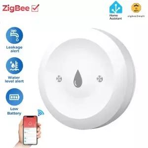 스마트 지그비 워터 센서 홍수 누수 감지기 앱 원격 모니 지원 홈 어시스턴트 Zigbee2mqtt