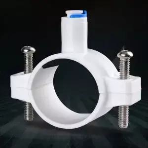 Ro 물 40mm 배수 폐수 파이프 클램프 안장 클립 1/4 OD 호스 빠른 연결 역삼 투 수족관 M4YD