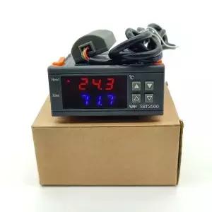 SHT2000 디지털 디스플레이 스마트 온도 습도 컨트롤러 220V 110V 센서 릴레이 조절기 가열 냉각기