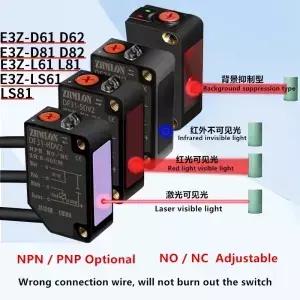 24V 적외선 확산 반사 광전 스위치는 E3ZD61 D81 D82 L61 L81 근접 센서를 대체