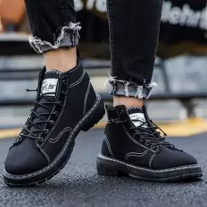 남자 로우 워커 앵클 스웨이드 패션 캐주얼 데일리