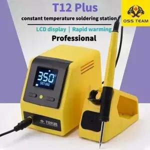T12Plus 스마트 디지털 디스플레이 납땜 스테이션 휴대폰 수리 가열 도구 75W