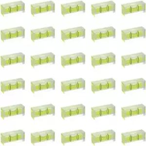 JYK 스몰 레벨 버블 30Pcs 10x10x29mm 미니 스퀘어 스피릿 그림 걸기 마크 측정 기기 레이아웃 도구