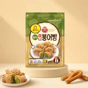 오뚜기 츄러스 미니붕어빵 말차 300g 2개