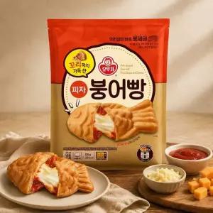오뚜기 꼬리까지 가득 찬 피자붕어빵 520g 2개