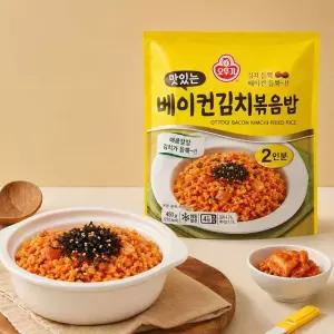 오뚜기 맛있는 베이컨김치볶음밥 450g 2개