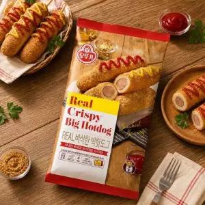 오뚜기 리얼 바삭한 빅 핫도그 480g 2개