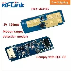 24G HLKLD2450 MM 웨이브 인체 모션 추적 궤적 레이더 센서 모듈 스마트 홈 감지 거리 8M