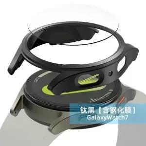 삼성 시계 7/FE/6/5/4 커버용 PC 케이스 44mm 강화 유리 범퍼 화면 보호기 스마트 액세서리