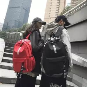 심플한 가방 고등학생 레터링 대학생 남녀백팩 책가방 여성백팩 스트링백팩 여자백팩