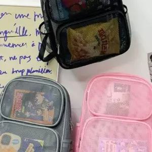배낭가방 여행보조가방 3color 메쉬 백팩 여성백팩 스트링백팩 여자백팩 미니백팩 남자백팩