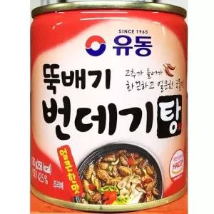 W96FD1D 유동 얼큰한 번데기탕 280gX12개 통조림 번데기캔